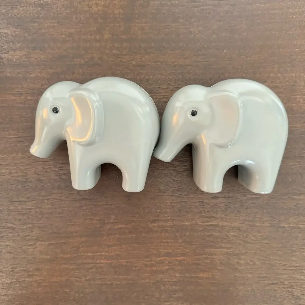 VTG Little Tikes Noah's Ark Elephant TWO Pretend Play Toy Animal Zoo Bible Story